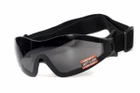 Очки защитные с уплотнителем Global Vision Z-33 (gray) Anti-Fog, черные - изображение 4