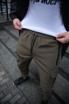 Чоловічі зимові тактичні штани Soft Shell хакі на флісі Flash Карго M - зображення 7