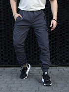 Чоловічі зимові тактичні штани Soft Shell сірі на флісі Flash Карго S - зображення 1