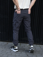 Чоловічі зимові тактичні штани Soft Shell сірі на флісі Flash Карго L - зображення 6