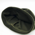 Зимова тепла чоловіча шапка з мікрофлісу, Оліва - зображення 9