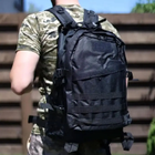 Тактический штурмовой рюкзак US Army M11 на 40 л, Черный - изображение 10
