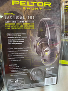 Активні навушники Peltor sport tactical 100 (3M) чорний - зображення 6
