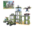 Конструктор для дітей Військова база Kids 22801 AUSINI KEYIXING Army 550 деталей