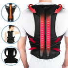 Ортопедический корсет для коррекции осанки Back Pain Need Help XL Черный (1651194986) - изображение 1