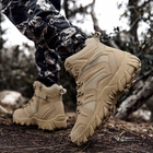 Военно-тактические водонепроницаемые кожаные ботинки COYOT р. 43 - изображение 5