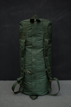 Сумка баул-рюкзак війсковий Оберіг 85л 80*36 см олива темна - зображення 3