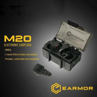 Тактические военные стрелковые активные беруши EARMOR M20