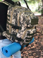 Рюкзак військовий тактичний водонепроникний на 45 л з додатковими ремнями - зображення 4