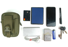 Подсумок-органайзер EasyFit S.Knight для телефона, документов и личных вещей олива /MOLLE/ (тактический утилитарный, сумка-чехол на РПС, пояс, жилет, ремень) - изображение 3