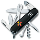 Складной нож Victorinox CLIMBER ARMY Эмблема ВС ВСУ 1.3703.3_W0040u