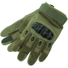 Сенсорные перчатки тактические военные-армейские OAKLEY полнопалые с защитой костяшек, боевые, с закрытыми пальцами XL Оливковый BC-8798 - изображение 6