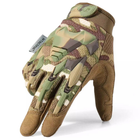 Тактические перчатки Wtactful мультикам армейские ударостойкие XL - изображение 1