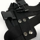 Кобура на стегно LE2443 для ПМ та пістолетного магазину чорний - зображення 7
