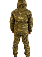 Тактична зимова тепла військова форма комплект бушлат + штани, мультикам, розмір 50-52 - зображення 3