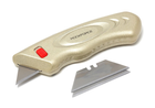Нож универсальный в металлическом корпусе с запасными лезвиями 3шт, в блистере ROCKFORCE RF-5055P42 - изображение 1