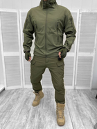Тактическая теплая зимняя военная форма комплект Knight Oliva ( Куртка + Штаны ), Камуфляж: Олива, Размер: XXXL - изображение 1