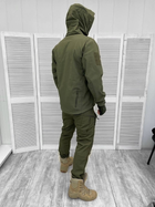 Тактическая теплая зимняя военная форма комплект Knight Oliva ( Куртка + Штаны ), Камуфляж: Олива, Размер: XXXL - изображение 3