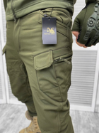 Тактическая теплая зимняя военная форма комплект Knight Oliva ( Куртка + Штаны ), Камуфляж: Олива, Размер: XXXL - изображение 7