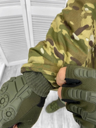 Тактична тепла зимова військова куртка - бушлат Tactic, Камуфляж: Мультикам, Розмір: L - изображение 5
