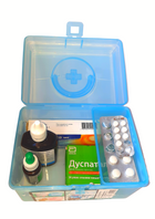 Органайзер для медикаментов "Аптечка" голубой (W100229) - изображение 1