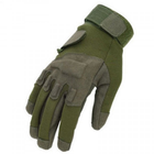 Перчатки тактические FG FQ16S003 Зеленый XL полнопалые на липучке с защитой на костяшках - изображение 2