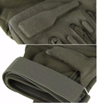 Перчатки тактические FG FQ16S003 Зеленый XL полнопалые на липучке с защитой на костяшках - изображение 7