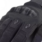 Перчатки тактические FG FQ20T001 Черный XL полнопалые с защитой на костяшках + сенсорные нашивки - изображение 9