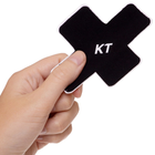 Кінезіо тейп пластир для тейпування спини ніг тіла 10 х 10 см Kinesio tape 15 шт KT TAPE (XSTRIP) - зображення 5
