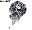 Арафатка-шарф, шемаг, кефія Військова Біло-Чорна Mil-Tec® - зображення 2