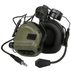 Активные наушники на шлем с микрофоном Earmor M32H + Кнопка PTT, тангента (Z125) (15025ptt) - изображение 3