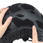 Панели липучки Velcro для шлема каски - 11 шт, Black (150560) - изображение 6