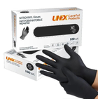 Перчатки XL (9-10) черные виниловые неопудренные Unex - изображение 1