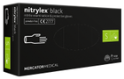 Нітрилові рукавички S (6-7) чорні Nitrylex® PF Black - зображення 1