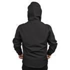 Тактична куртка Lesko A013 Black L чоловіча куртка на флісі з капюшоном і кишенями на рукавах TK_2359 - зображення 4
