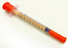 Шприц инсулиновый 1 мл U-100 с интегрированной иглой 30G (0.3*13 мм) трехкомпонентный Alexpharm - изображение 1