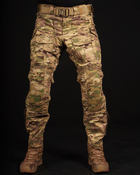 Штурмовые штаны UATAC GEN 5.2 с наколенниками (XXL) мультикам (Multicam) STEPPE світлий - изображение 1