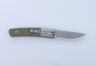 Карманный туристический складной нож Ganzo G7362-GR для выживания зеленый - зображення 3