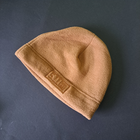 Комплект шапка та бафф флісова тепла тактична 5.11 Tactical чоловіча жіноча зимова Хакі (0312) - зображення 5