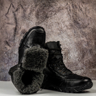 Військові Зимові Берці , з натуральної шкіри та хутра, Berets 123456788 39 (26см) Чорні - зображення 5