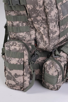 Тактичний військовий рюкзак з підсумками Assault Belt M-12 Oxford 600D 50 літрів Оливковий - зображення 3