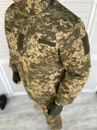 Тактична тепла зимова військова куртка - бушлат Attacs , Камуфляж: Піксель, Розмір: S - зображення 2