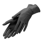 Перчатки нитриловые черные HOFF MEDICAL (10уп./коробка) нестерильные цвет черный размер XL - изображение 3