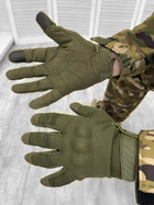 Тактические перчатки Soft Shell Olive XL - изображение 1