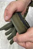 Тактические Soft Shell перчатки Olive XL - изображение 3