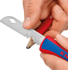 Складаний ніж для електриків - Knipex 16 20 50 SB - зображення 2