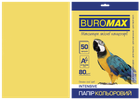 Папір кольоровий Buromax Intensive А4 80 г/м² золотий 50 аркушів (BM.2721350-23)