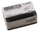 Скрепки круглые 25 мм Buromax оцинкованные 100 шт (BM.5022)