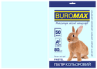 Папір кольоровий Buromax Pastel А4 80 г/м² блакитний 50 аркушів (BM.2721250-14)
