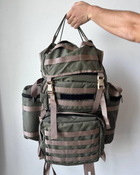 Рюкзак армейский Рюкзак тактический хаки 80 литров рюкзак военный рюкзак - изображение 6